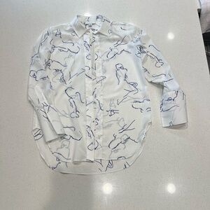 TopShop size 2 women's modern blouse